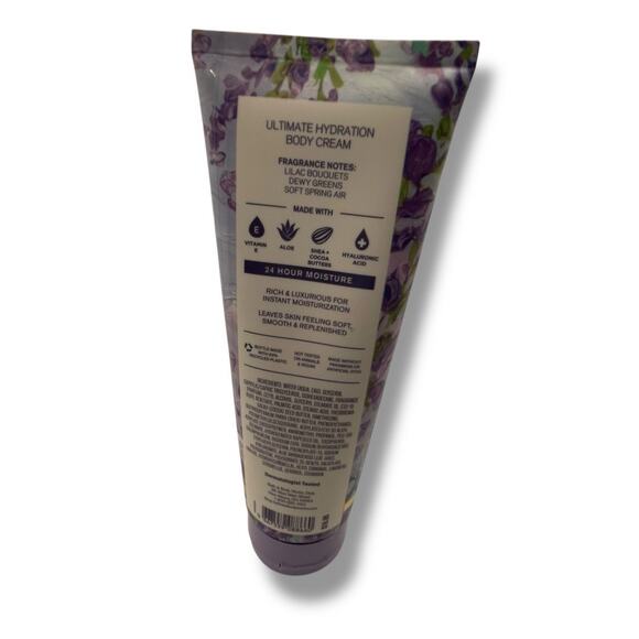 Bath & Body Works Fresh Cut Lilacs Ultra Hydration Body Cream Lotion 24 HR 8 oz - Picture 5 of 11